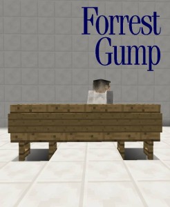 Forest Gump - Movie Posters in Minecraft