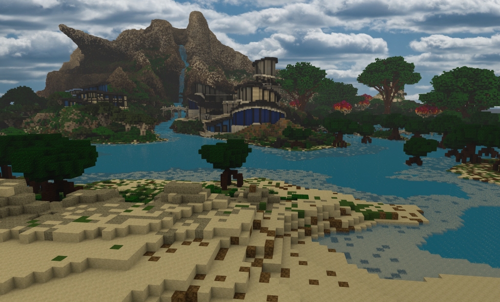 PETA's utopia on Minecraft is a vast beautiful island. Log in to explore it all!