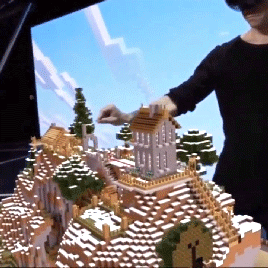 Minecraft HoloLens Demo at E3
