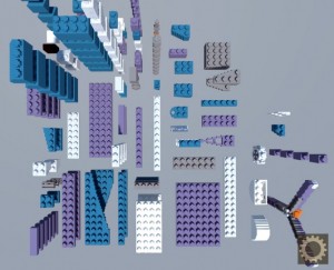 Deconstructed LEGO Plane by BlockWorks