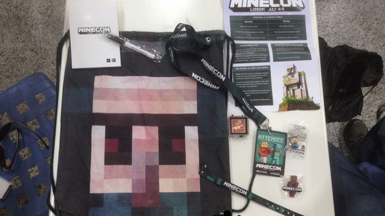 Minecon 2015 Goodie Bag