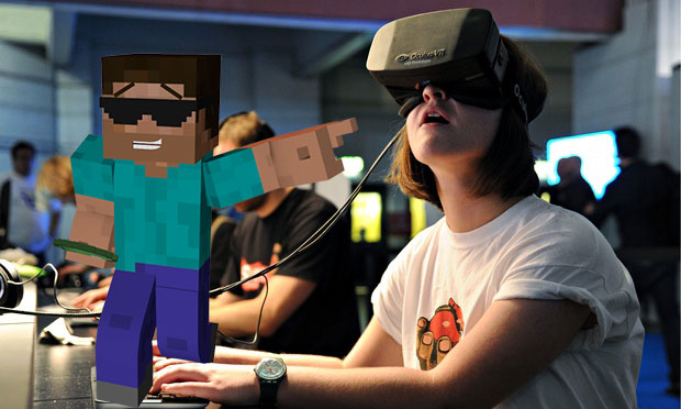 OculusVR Founder Announces Minecraft on Oculus Rift This Spring