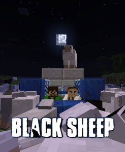 Black Sheep - Movie Posters in Minecraft