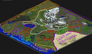 MineZ 2 Map via Reddit